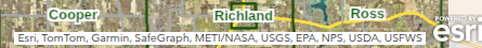 ESRI and Kalamazoo County Parcel Viewer Acknowledgements